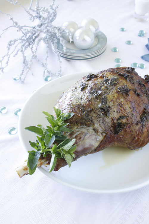 Lamb with Quinoa, Apricot and Almond Stuffing