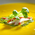 Thai Inspired Pumpkin Soup with Lime and Coriander Pesto