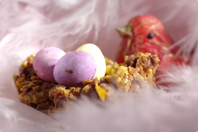 Easter Chocolate and Cornflake Nests with Mini Eggs
