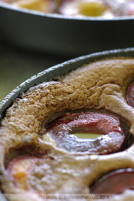 Donna Hay's "Plum and Chocolate
Clafoutis"