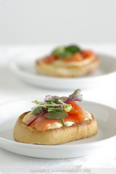 We Love - Smoked Akaroa Salmon Crostini and Vichyssoise - Actually