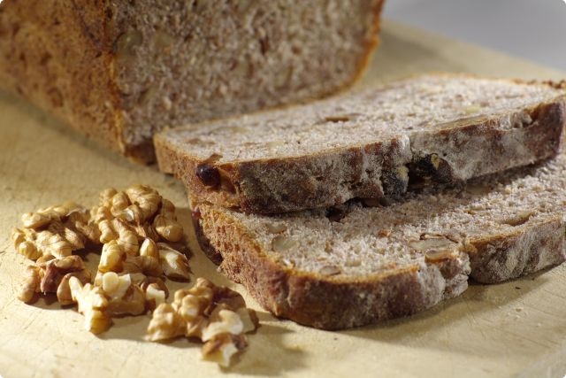 Walnut Bread with Beetroot and Ginger Pickles